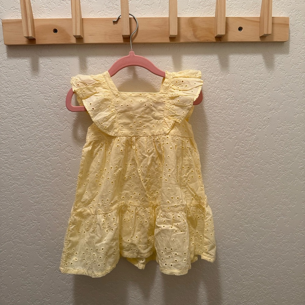 H&M 6-9 mo Yellow Dress NWT